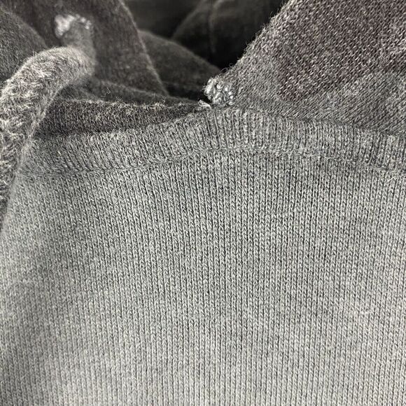 WT02 Hoodie Mens Small Black Gray Camo Short Sleeve Pockets Pullover Casual - Picture 3 of 10